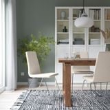 IKEA LILLANAS döşemeli sandalye krom kaplama-Gunnared bej - 00534757