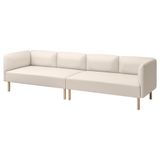 IKEA LILLEHEM 4'lü modüler kanepe vissle bej - 39536053