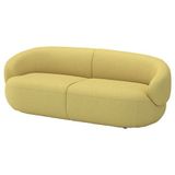 IKEA LILLESATER 3'lü kanepe gunnared parlak yeşil-sarı - 30618492