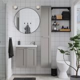 IKEA LINDBYN yuvarlak ayna siyah - 50458614