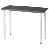 IKEA LINNMON/OLOV çalışma masası koyu gri-beyaz - 89590207