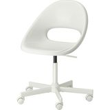 IKEA Loberget Malskar Çalışma Sandalyesi Beyaz Mindersiz Ergonomik Ofis Koltuğu Ayarlanabilir Döner Modern Şık