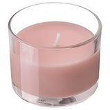 IKEA LOTSFAGEL bardakta kokulu mum açık pembe - 90608452