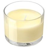 IKEA LOTSFAGEL bardakta kokulu mum açık sarı - 40608440