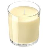 IKEA LOTSFAGEL bardakta kokulu mum açık sarı - 80608396
