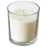 IKEA LOTSFAGEL bardakta kokulu mum beyaz - 50608388