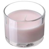 IKEA LOTSFAGEL bardakta kokulu mum uçuk pembe - 00608456