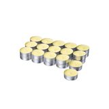 IKEA LOTSFAGEL kokulu tealight mum, sarı renk , 3.5 saat , limon , turunç çiçeği