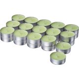 Ikea Lövskogslund Kokulu Tealight Mum Açık Yeşil 3.5 Saat Elma - 30 Adet