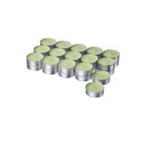 IKEA Lövskogslund Tealight Mum, Açık Yeşil, Elma Kokulu, 3,5 Saat, Set of 6