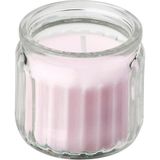 IKEA Lugnare Bardakta Kokulu Mum , Pembe, 12 Saat, Yasemin