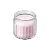IKEA Lugnare Cam Kapta Kokulu Mum Pembe 12 Saat Yasemin