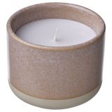 IKEA LUGNARE seramik kapta kokulu mum pembe - 60594300