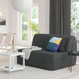 IKEA LYCKSELE LÖVAS 2'li yataklı kanepe vansbro koyu gri - 59387132