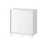 IKEA Mackapar Ayakkabı Dolabı, MeridyenDukkan Beyaz, 80x102 Cm Sürgülü Kapaklı Ayakkabılık