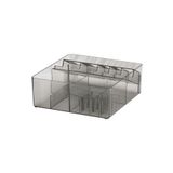 IKEA Makyaj Düzenleyici Kutu Çekmece Içi 32x28x10 Cm Makyaj Organizeri Füme Renk Kutu