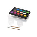 IKEA Mala Boya Seti, 14 Tablet + Tepsi + 2 Su Kabı Ve 2 Fırça