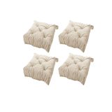 Ikea Malında Sandalye Minderi Ekru 4 Adet 40/35X38X7 cm
