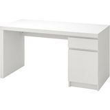 IKEA malm Beyaz 140X65 cm Çalışma Masası Akdenizshop