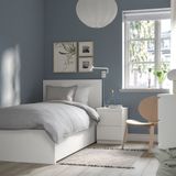 IKEA MALM/LINDBADEN tek kişilik karyola beyaz - 39495000