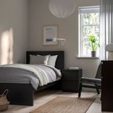 IKEA MALM/LURÖY/VALEVAG tek kişilik karyola venge - 69544363