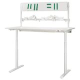 IKEA MALOMRADE oyuncu masası beyaz-yeşil - 30585806