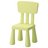 IKEA MAMMUT Çocuk Sandalyesi Yeşil