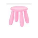 IKEA MAMMUT çocuk taburesi pembe