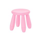 IKEA Mammut Pembe Çocuk Taburesi, Tabure-oturak Masa Oyun Taburesi Polipropilen Plastik
