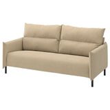 IKEA MANNARP 3'lü kanepe saxemara gri-bej - 49604046