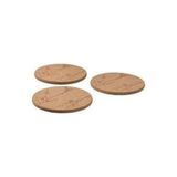 IKEA Mantar Nihale Desenli Çaydanlık-Tencere Altlığı, 19 cm Çap, 3 Adet