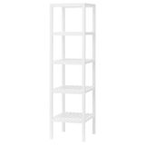 IKEA Masif Kavak Banyo Raf Ünitesi 37X140 Meridyendukkan Kare Model Banyo Rafı Beyaz Renk Banyo Düzenleyici