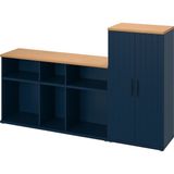 IKEA Mavi Fonksiyonel Tv Ünitesi 226X38X90 cm