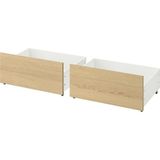 IKEA Meşe Dayanıklı Çift Kişilik Karyola 200 cm - 160 x 200 cm