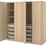 IKEA Meşe Geniş Kapaklı Gardırop 200X60X201 cm - Ahşap