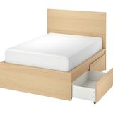 IKEA Meşe Kullanışlı Çift Kişilik Karyola 160X200 cm - 160 x 200 cm