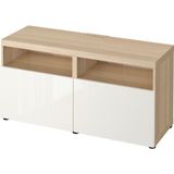IKEA Meşe Şık Tv Ünitesi 120X42X39 cm