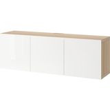 IKEA Meşe Şık Tv Ünitesi 180X42X38 cm