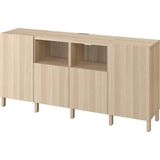 IKEA Meşe Şık Tv Ünitesi 240X42X74 cm