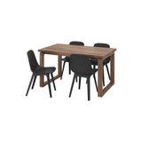 IKEA Meşe Zarif Yemek Masası, Antrasit, Yemek Odası Mobilyası