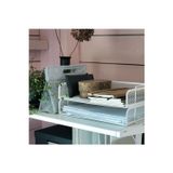 IKEA Metal Evrak Rafı 34x24x7 Cm 4'lü Set Katlı Dosyalık Beyaz Raf Çelik Dosyalama