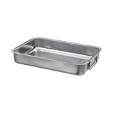 IKEA Metal Kare Fırın Kabı 24X34 cm Paslanmaz Kulplu Kare Fırın Pişirme Tepsisi