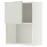 IKEA METOD ankastre mikrodalga fırın duvar dolabı ASPUDDEN açık gri - 99605251