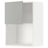 IKEA METOD ankastre mikrodalga fırın duvar dolabı HAVSTORP açık gri-koyu gri - 29538750
