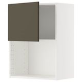 IKEA METOD ankastre mikrodalga fırın duvar dolabı HAVSTORP kahverengi-bej - 49558228