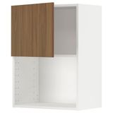 IKEA METOD ankastre mikrodalga fırın duvar dolabı TISTORP kahverengi ceviz görünümlü - 19518922