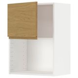 IKEA METOD ankastre mikrodalga fırın duvar dolabı VOXTORP meşe görünümlü - 49538909