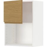 IKEA Metod Ankastre Mikrodalga Fırın Duvar Dolabı Voxtorp Meşe Görünümlü 60 x 80 cm