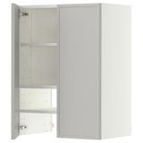 IKEA METOD aspiratör dolabı ASPUDDEN açık gri - 19605900