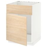 IKEA METOD eviye dolabı ASKERSUND açık dişbudak görünümlü - 79453197